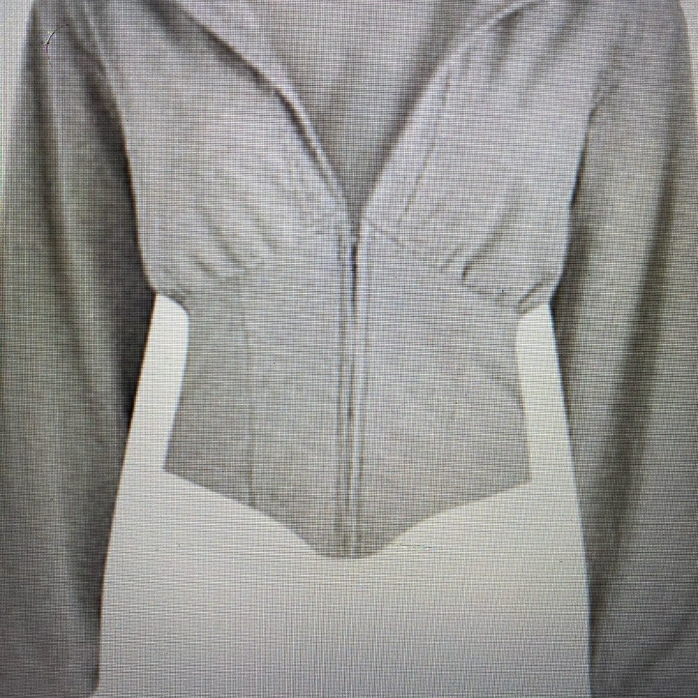Women’s corset style hoodie. Size large.